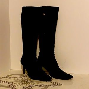 Chaps black suave leather upper